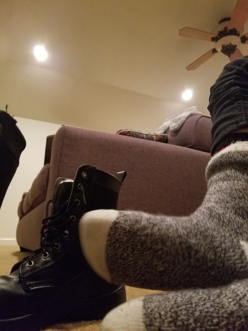 thicksocks:My socks were so wet by days end, it felt good to release them