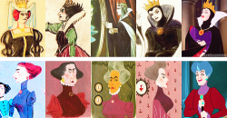 mickeyandcompany:  Disney villains + concept