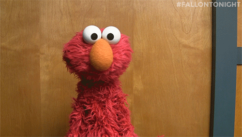 WEB EXCLUSIVE: Elmo from sesamestreet hung out backstage to give Tumblr users the perfect reaction GIFs! (Check out the rest of the GIFs here!)