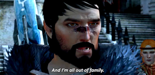 incorrectdragonage: submitted by @andrewserkis Hawke: I came here to protect my family and kick ass.