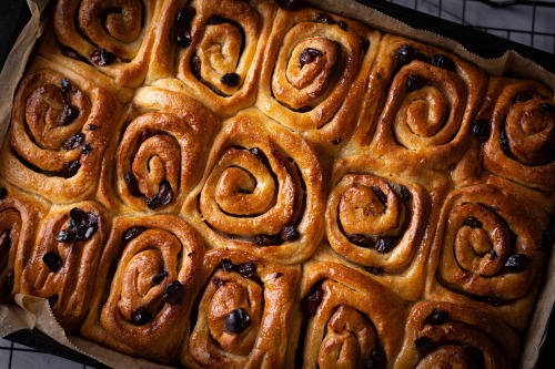 fullcravings:Chelsea Buns with Blood Orange