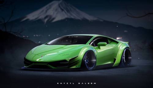 Lambo Huracan by Khyzyl Saleem / inspired by Liberty walk LB Performance.More Digital Custom here.