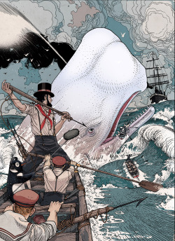 Moby Dick by artist Jared Muralt.