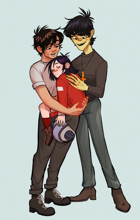 vanityloves:i can domesticate him. commissioned heresmyfckngart of noodle and a couple of her dads b