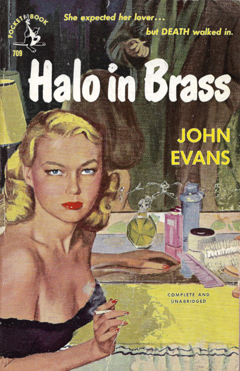 Halo in Brass, by John Evans (Pocket Books, 1950).From eBay.