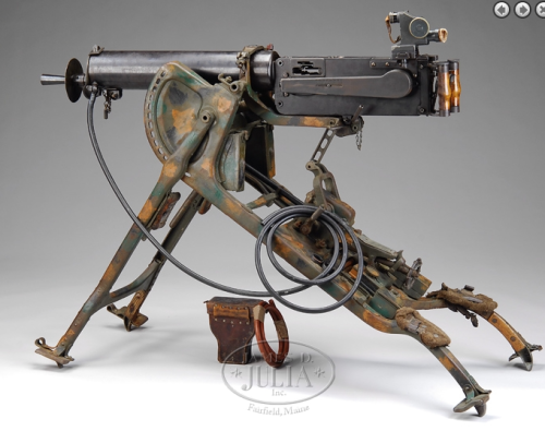 German Maxim MG/08 machine gun, circa World War I.Estimated Value: $18,000 - $28,000