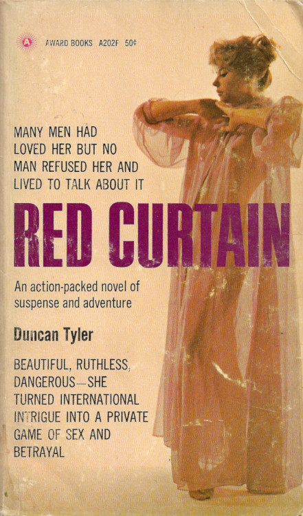Red Curtain, by Duncan Tyler (Award Books,