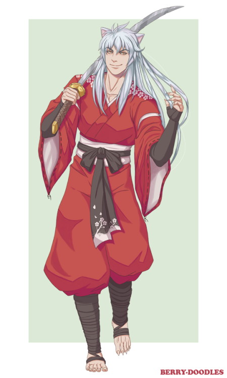 berry-doodles:My sister asked me about a year ago to draw a more grown-up version of Inuyasha and I 