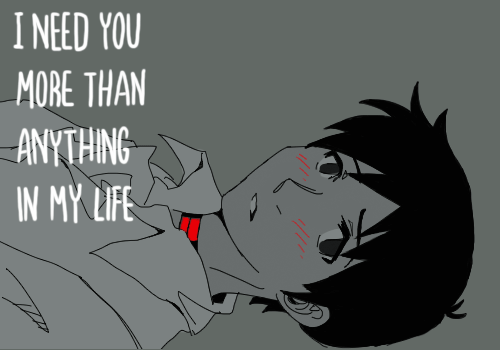 blazn:  blazn: I love you more than anyone in my life...  Continuation of this piece.