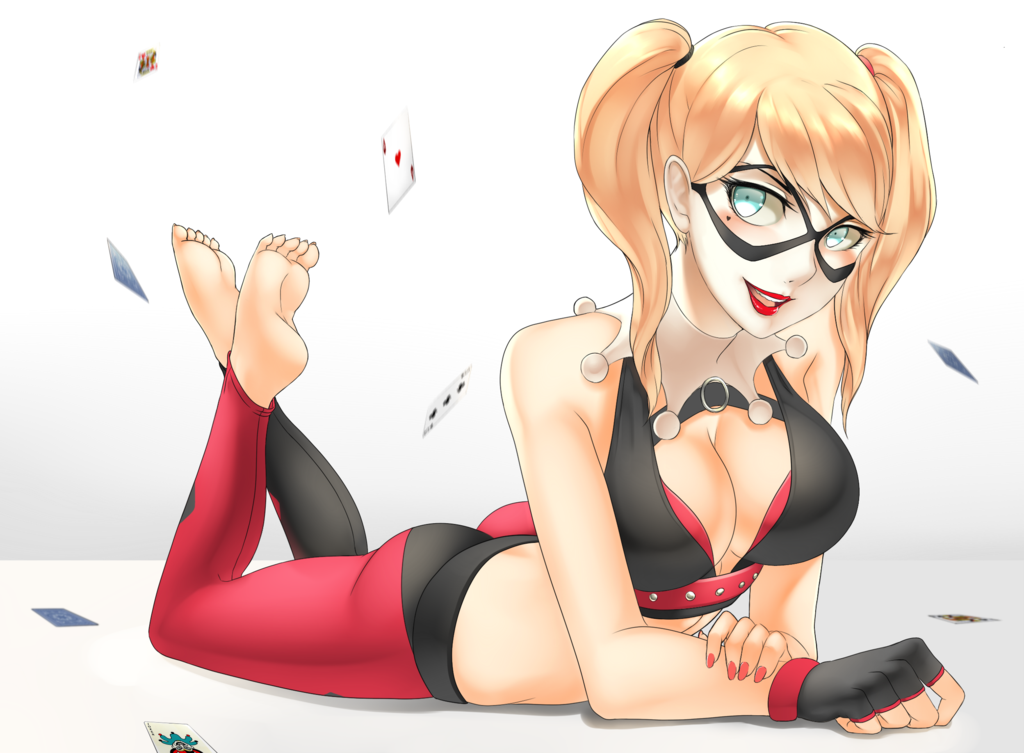 best-hentai-ever:Harley Quinn, in twintails and “the pose”. [ragecndy] via /r/rule34feet