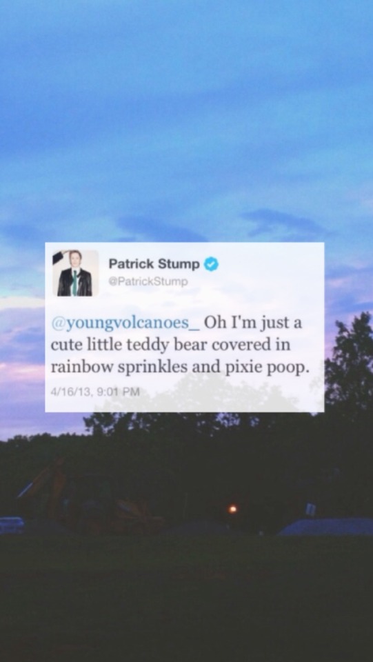 Patrick Stump Tweets