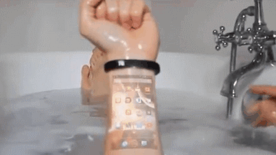 olddcassettes:  beardedsavage:  adr0itness:  letsdecouvrir:  dimensao7:  With the Cicret Bracelet, you can make your skin your new touchscreen.  This is insane.  Woah  IMPOSSIBRU  Wut