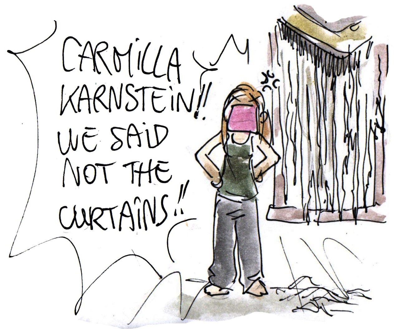 toodrunktofindaurl:Life with Catmilla and tiny angry Laura. Quick stupid comic.Bonus :(psst,