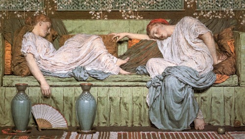 Apples by Albert Joseph Moore, 1875.