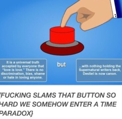 skproudwhovian:  I would fuck this button till it works 