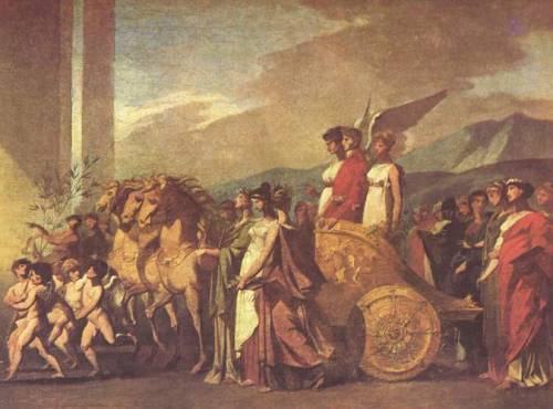 pierre-paul-prudhon:  Triumph of Bonaparte and Peace (Sketch), Pierre-Paul Prud'honMedium: oil,canvas