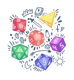 lubbocklight:  Hey guys! So I spent the past few days working on these cute dice and I hope you like them! You can get these as prints or shirts by clicking here!Please check them out or reblog if you like these! If you have suggestions for other colors