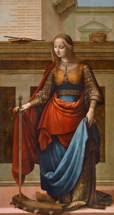 catherineaddington: Santa CatalinaFernando Yáñez de la Almedina, c. 1510Museo del Prado