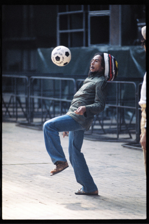 Bob Marley and his great passion, 1970s. Photo © David BurnettI saw him live 1980 in Munich, unforge