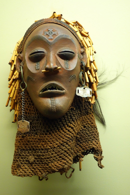 Dance mask (pwo) of the Chokwe people of Central and Southern Africa.  Now in the Royal Museum 