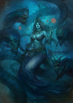 awesomedigitalart:  Naga queen by SARYTH