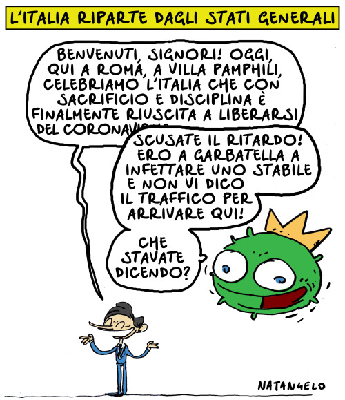 L’Italia riparte L'Italia riparte - la mia vignetta per Il Fatto Quotidiano oggi in edicola! #statig