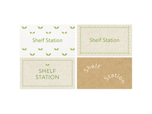 Shelf Station &amp; 6 Station Signs Design ( concept 2-Final Version )Client: Oh My Green.D