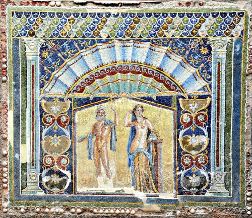 neapolis-neapolis:Nettuno e Anfitrite (metà I sec.), Casa di Nettuno e Anfitrite
