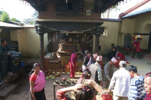 Manamaiju Devi temple and Deities, Nepal, photos by Rajunepal