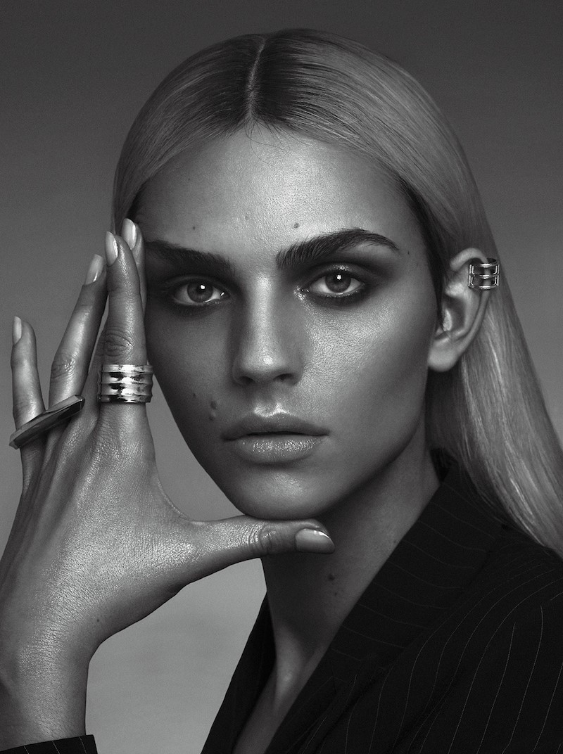 andrejpejicpage:  Andrej Pejic X Sam Synder Campaign.www.rowanpapier.com  Photo by