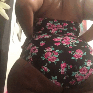pervertedchubbybunny:  Trying on my swimsuit and thought why not show off . 😜
