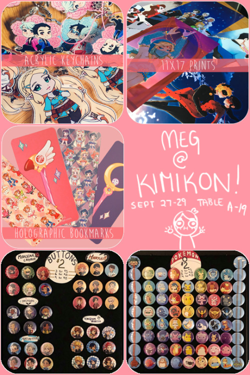 I’ll be at KIMIKON in Toronto this upcoming weekendTable A-19Hope to see some of you there! ;w;