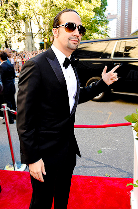 angelicaschuqler:   Lin-Manuel Miranda attends the 70th Annual Tony Awards at The Beacon Theatre on 