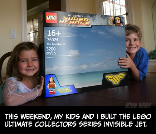 kockamaniahu:Lego UCS Invisible JetFollow along as the kids...