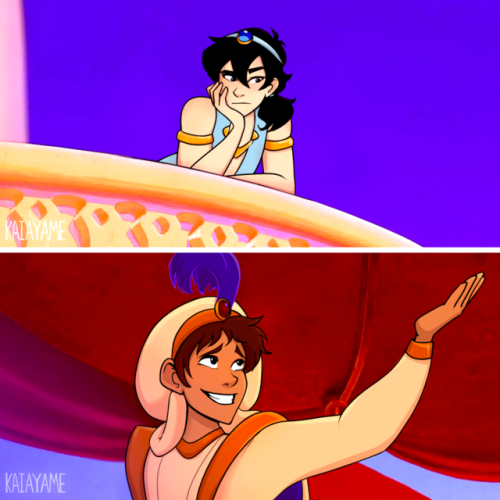 kaiayame:Let me share this whole new world with you✨ adventures in my klance aladdin au, from my ins