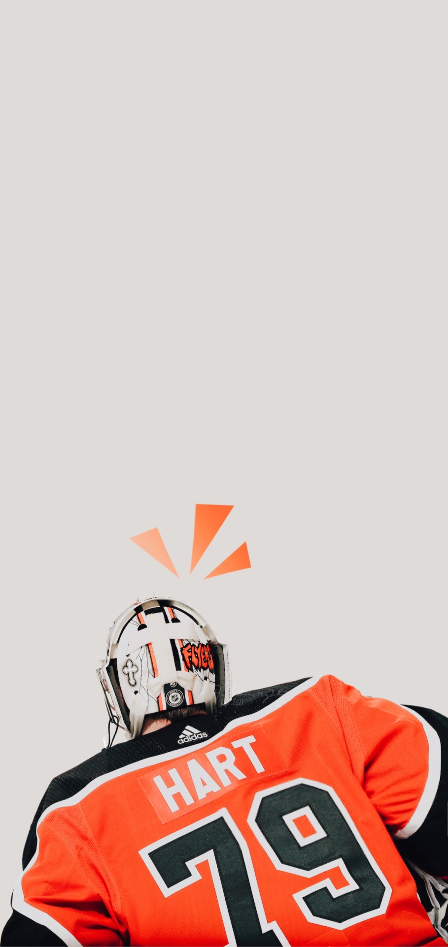 Where Hockey Meets Art — wallpapers • carter hart + dark minimalism (iphone