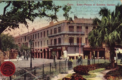 Eden - Palace hotel, present &amp; past. The hotel opened around 1900 in a brand new building wh