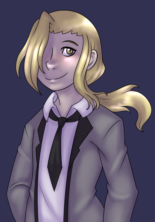 my birthday present for myself is zal in an anime school uniform bc i keep watching anime