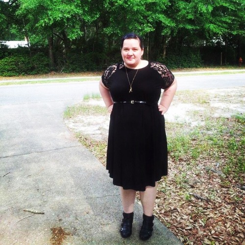 OOTD- Dress by Asos Curve Belt by Jessica Howard Booties by Target