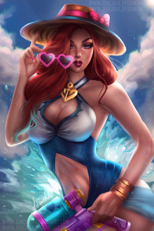 Pool Party Miss Fortune by joacoful