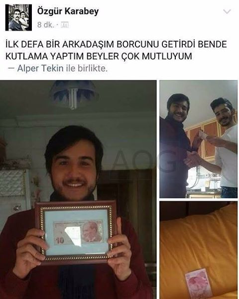 İLK DEFA BİR ARKADAŞIM...