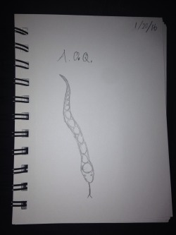 I drew fan art of your snake.thank u i lov