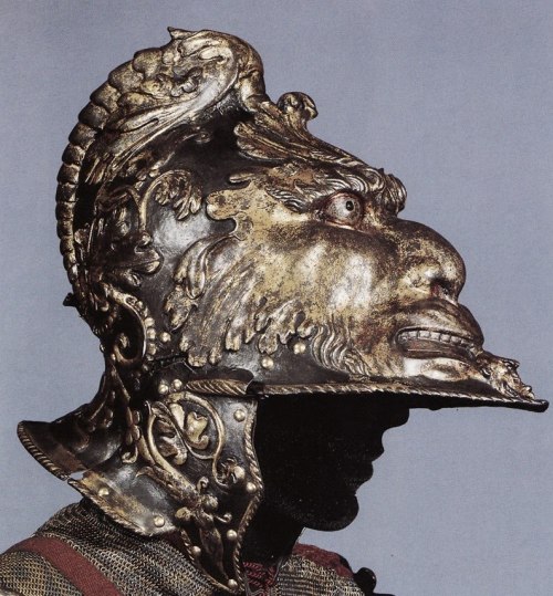 Renaissance helmet made in the style of Ancient Roman armour, 1547