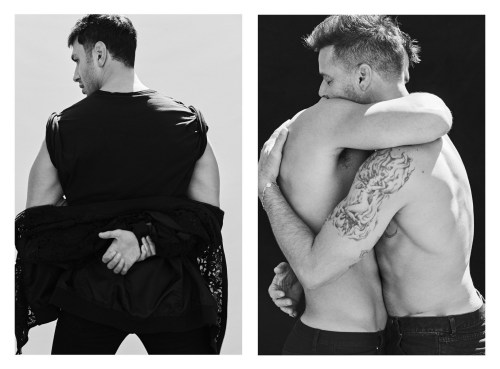 EDITORIAL JWAN YOSEF AND RICKY MARTIN BY MATTHEW BROOKES