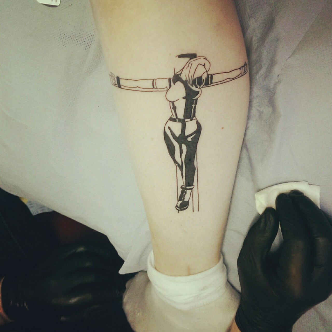 Skinhead tattoo meaning crucified 3 Skull
