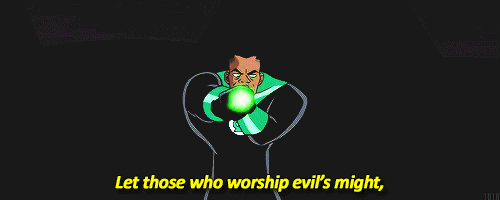 coruscant-sky: the Green Lantern oath
