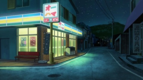 Anime Screencaps — Grand Blue~ City at Night