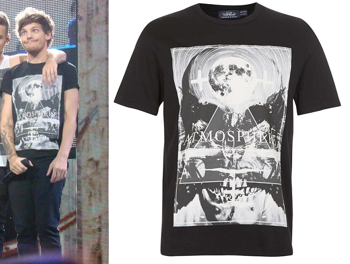 Louis Tomlinson Wearing Erl Life California T-Shirt - Tiotee