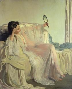 artmastered:  William Orpen, The Eastern Gown, 1906, oil on canvas, The Atkinson, Southport. Source 