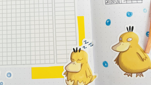 filthymagicuser: Psyduck Sticker sheet is up on my shop. Psyduck is my favorite Pokemon. I too am ne